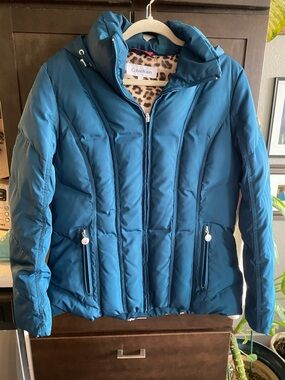 Calvin Klein dark teal winter jacket
